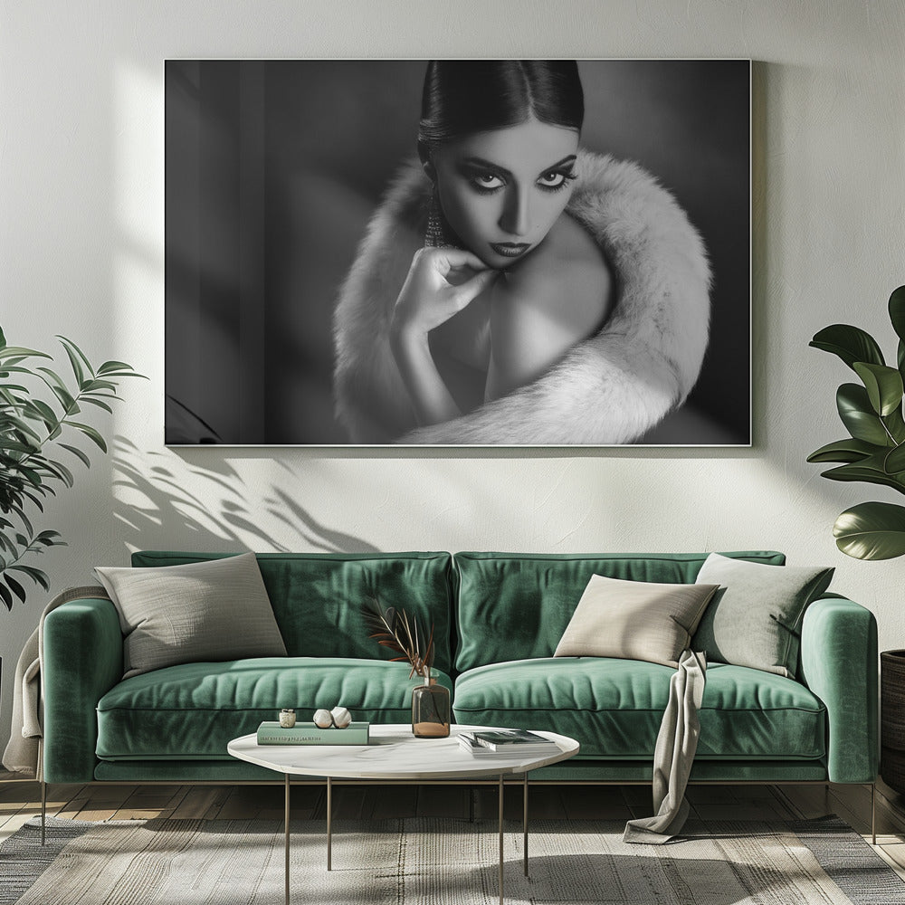 Artwork- Diva12-34" x 22" Metalinches-Metal