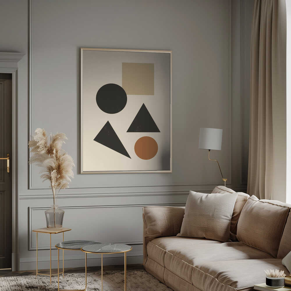 Wall art Minimalist geometric composition 07