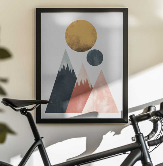 Wall art Two Moons