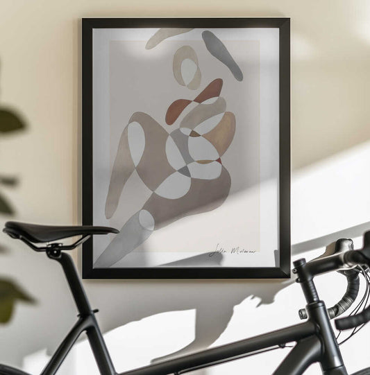 Wall art Flowing Silhouettes