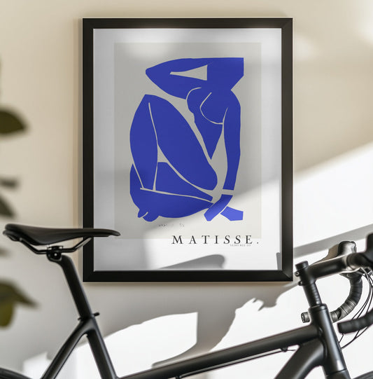 Artwork Nudo Blu III 1952 Boarder 16X20-inches