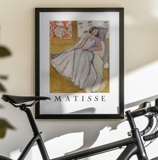 Artwork Jeune Femme Ă La Pelisse Blanche 16X20-inches
