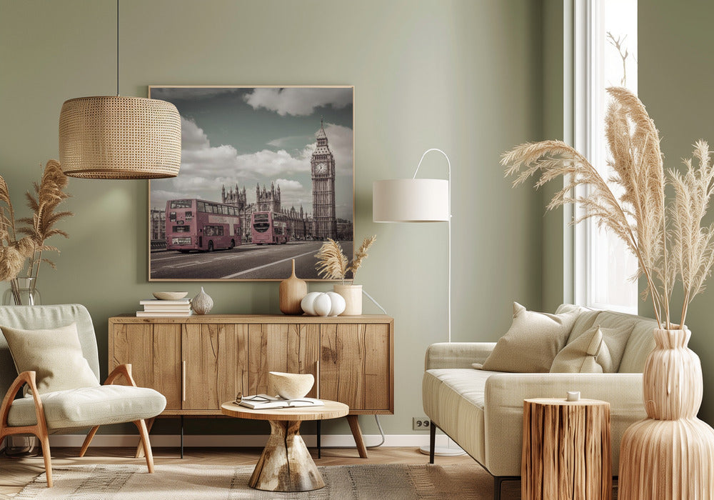 Typical London | urban vintage style Wall Artwork 0
