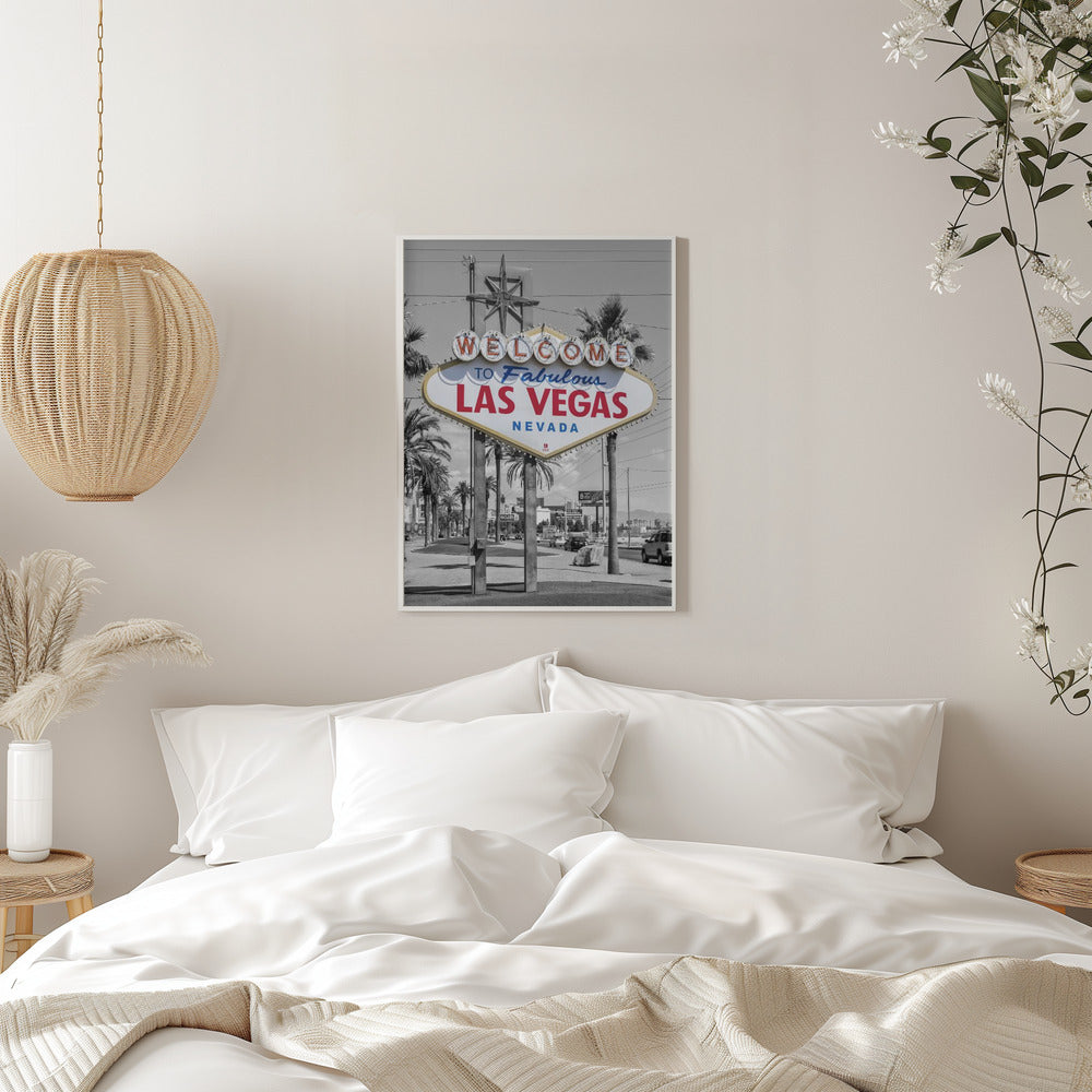 LAS VEGAS Sign - colorkey Wall Artwork 0