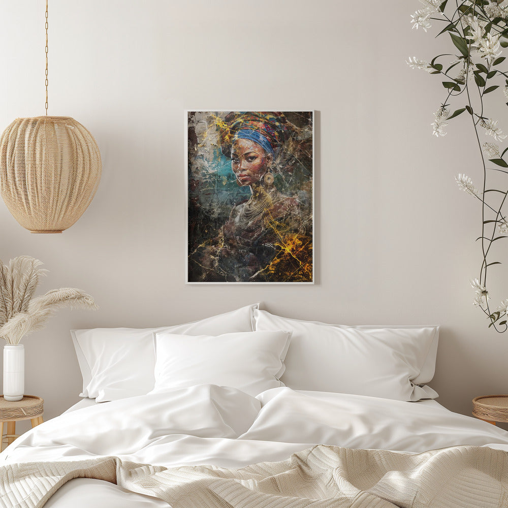 African Art Illustration Wallart 067 Wall Artwork 0