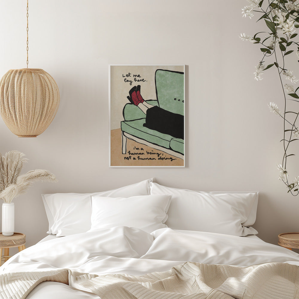 Let me lay here Wall Artwork 0