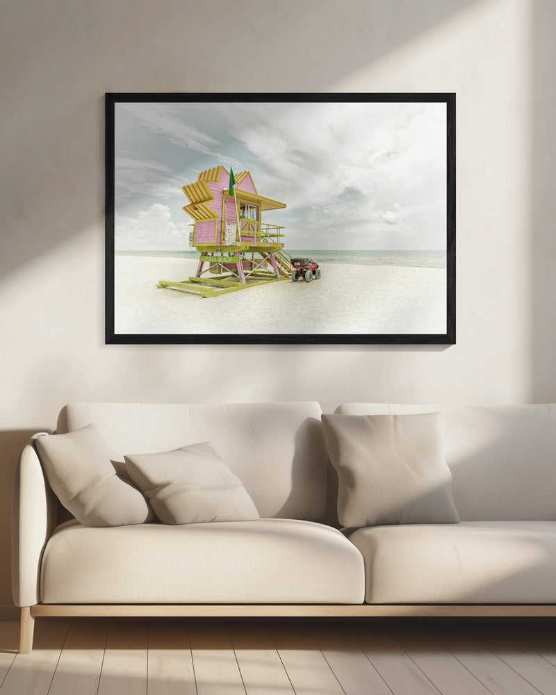 MIAMI BEACH Vintage Florida Flair Wall Artwork 0