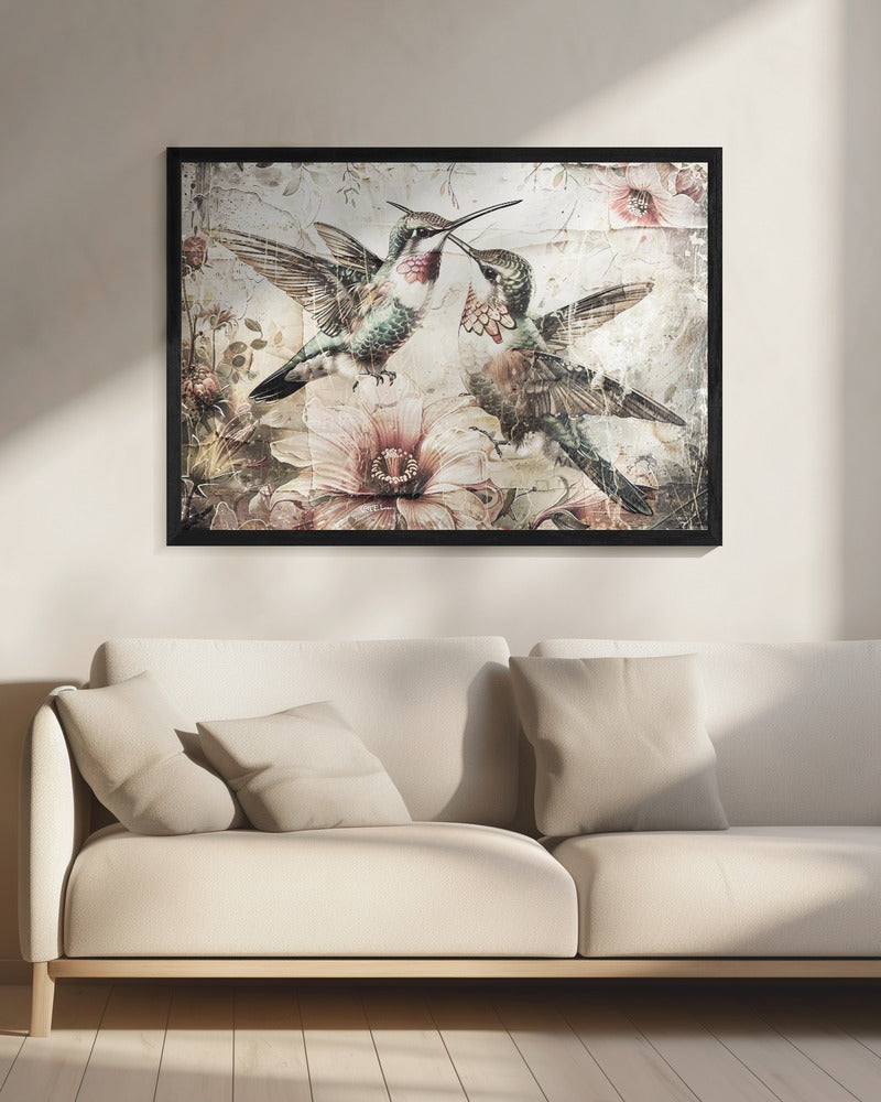 Bird Birds Animal Vintage Art Illustration Wallart 10 Wall Artwork 0