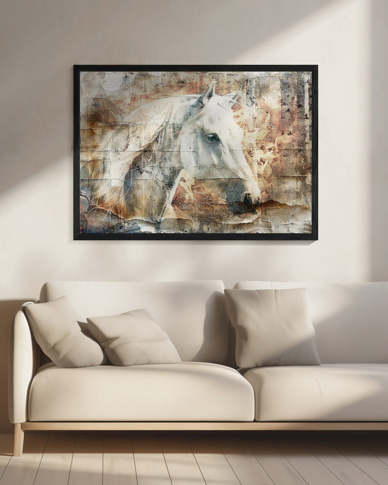 Horse Animal Vintage Art Illustration Wallart 06 Wall Artwork 0