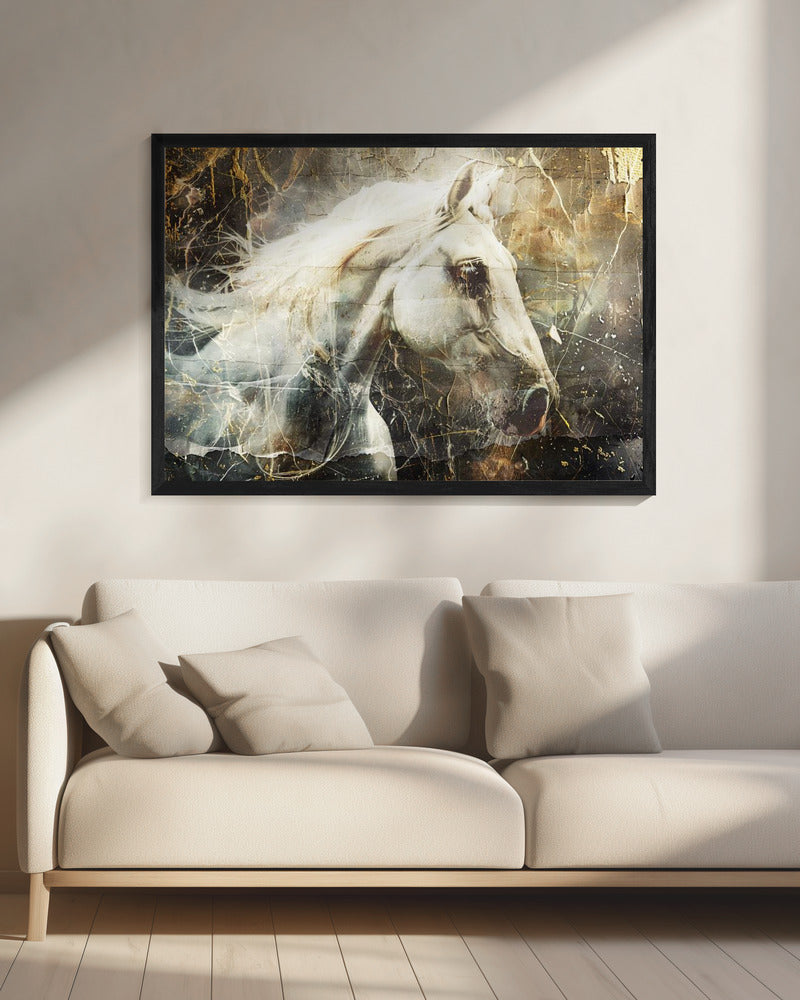 Horse Animal Vintage Art Illustration Wallart 08 Wall Artwork 0