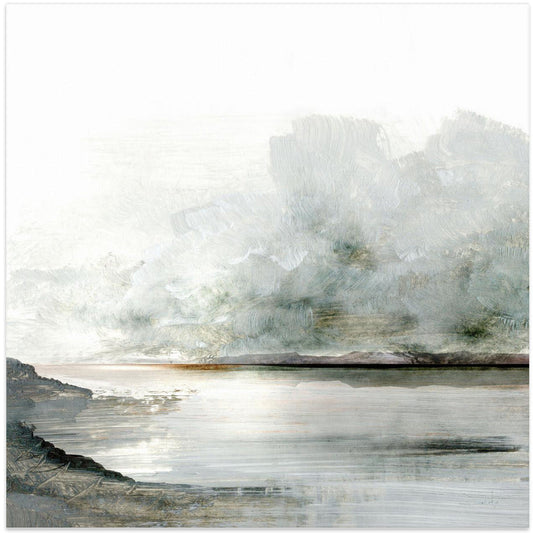 Ebb Wall Artwork In Black Floating Frame