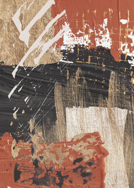 Cover of Fire-2 Wall Artwork In Black Floating Frame