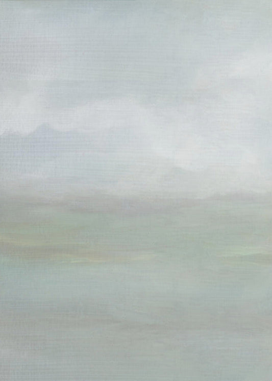 Artwork- Rough Seas Oil Panel 6-16X20inches-In Black Floating Frame
