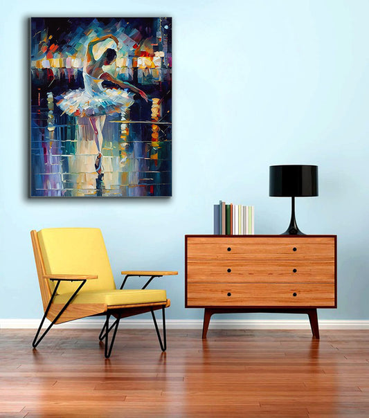 Ballet Dancer -Fine Art Canvas Print- RGB varnish