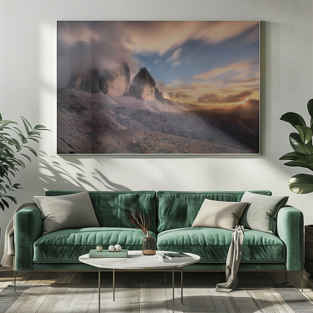 Artwork The Final Moment20X16inches- White Frame