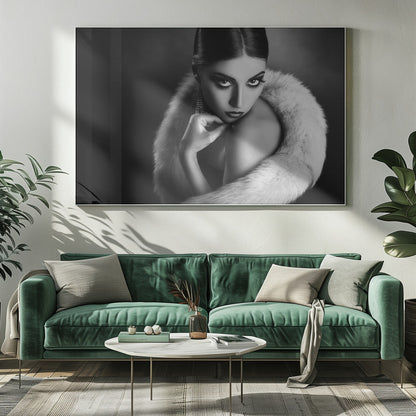 Artwork- Diva12-34" x 22" Metalinches-Metal