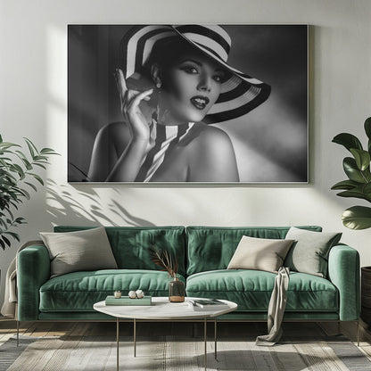 Artwork- Blackandwhite-34" x 22" Metalinches-Metal