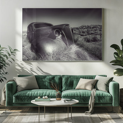Artwork- Disposed-Car-34" x 22" Metalinches-Metal