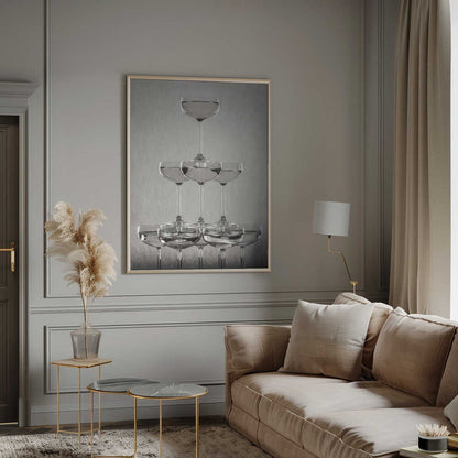 Wall art Champagne tower_9