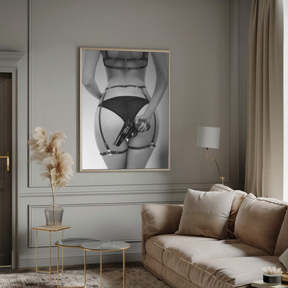  Love's A Loaded Gun Wall Artwork 0