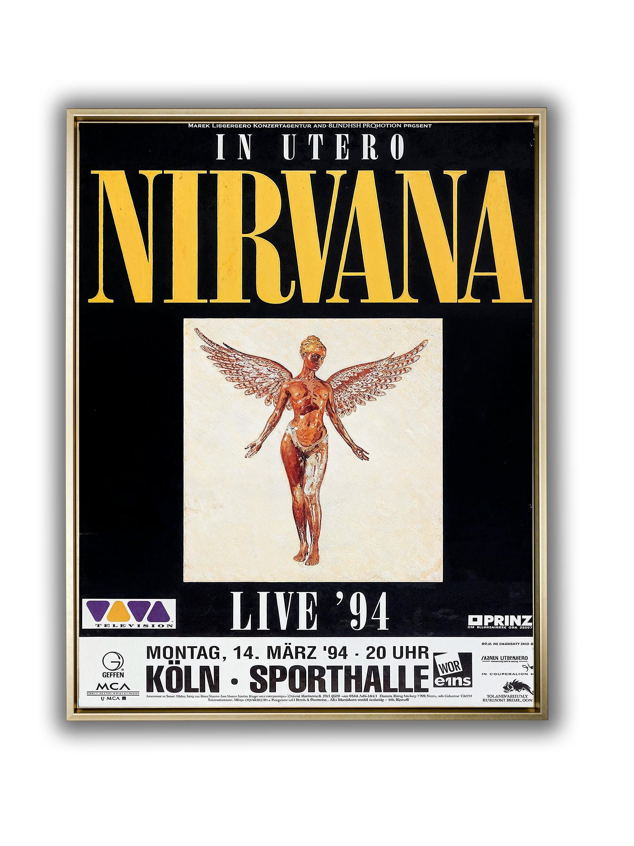 Nirvana Poster -Vintage Music Poster – GTA ART