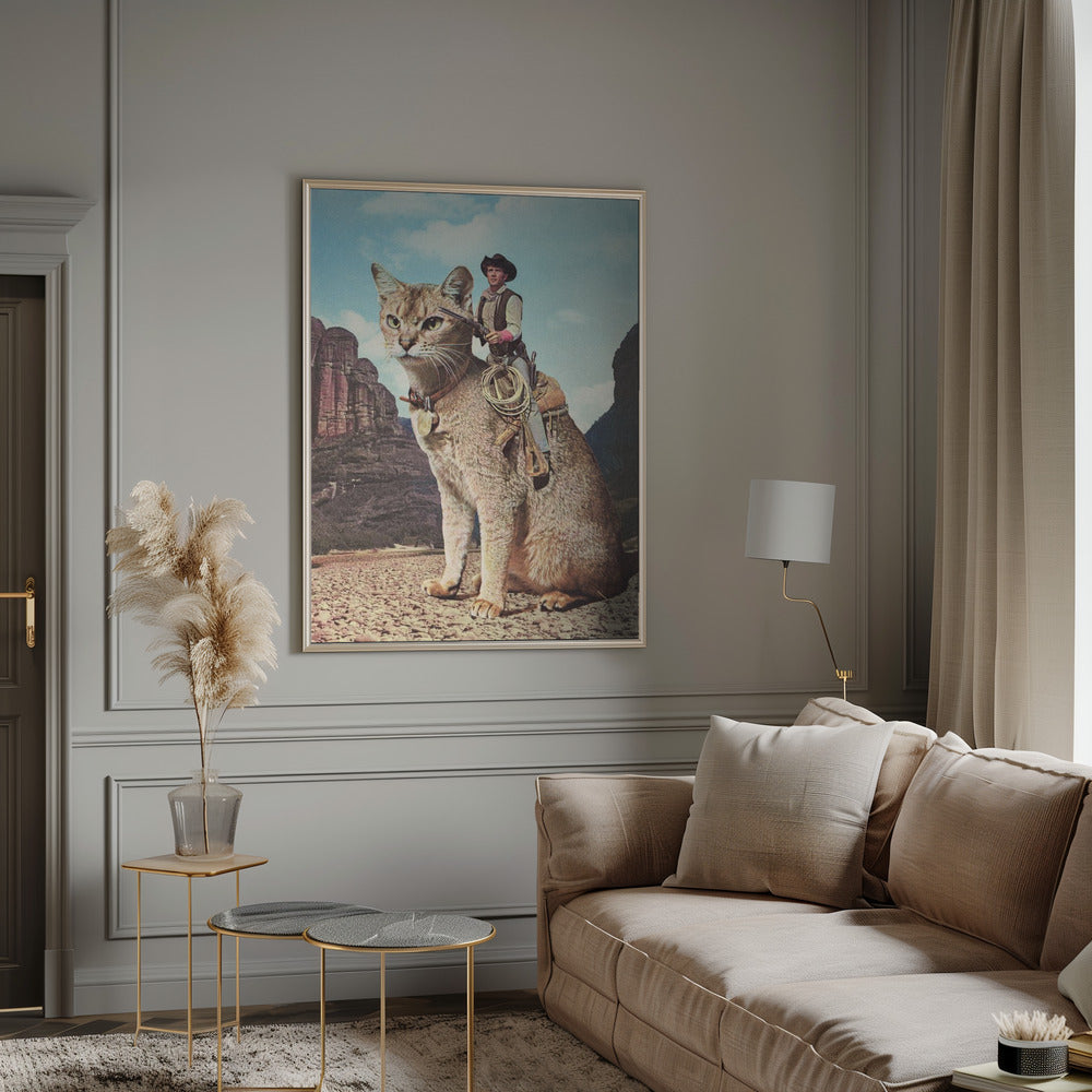  Cat Lone Ranger Wall Artwork 0