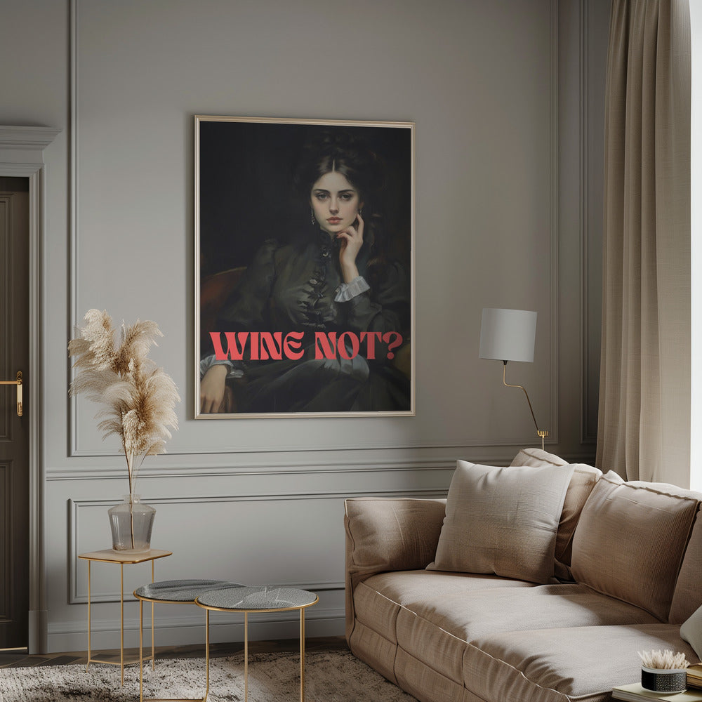 canvas prints Wine not?inches- 