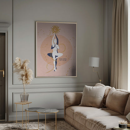 canvas prints Spiritual Sun, Moon / Spir 20inches- 