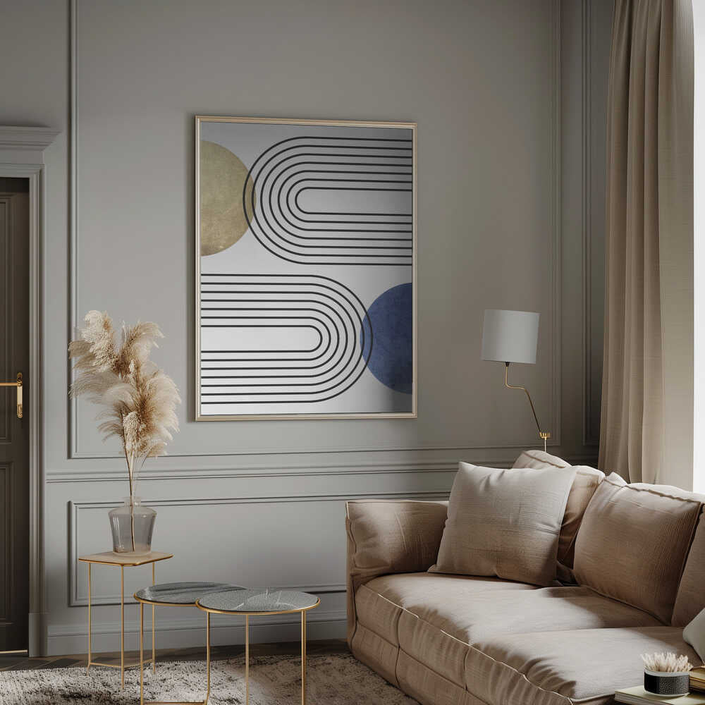 Wall art Curves and Circles
