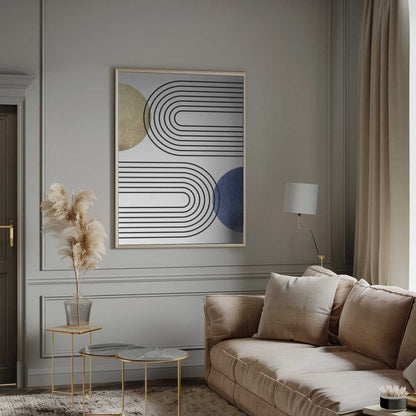 Wall art Curves and Circles
