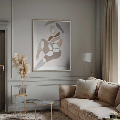 Wall art Flowing Silhouettes