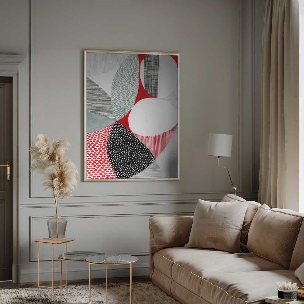 Wall art Geometric Patterns And Vivid Colors