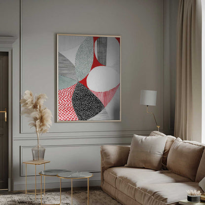 Wall art Geometric Patterns And Vivid Colors