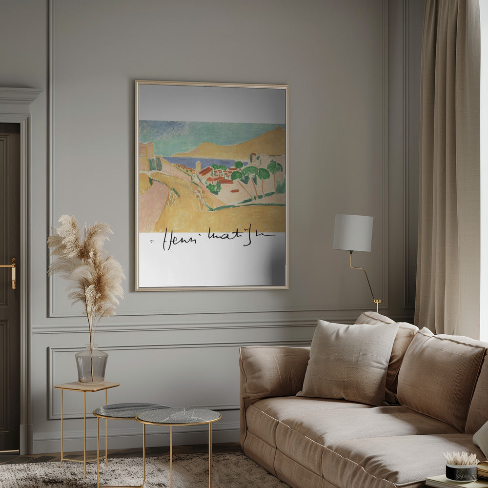 Artwork  Collioure En Aout Autographed -inches