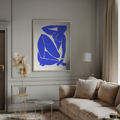 Artwork  Nudo Blu III 1952 -inches