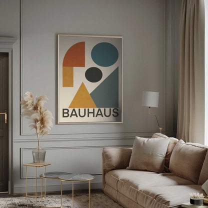 Wall art Geometric Bauhaus Composition