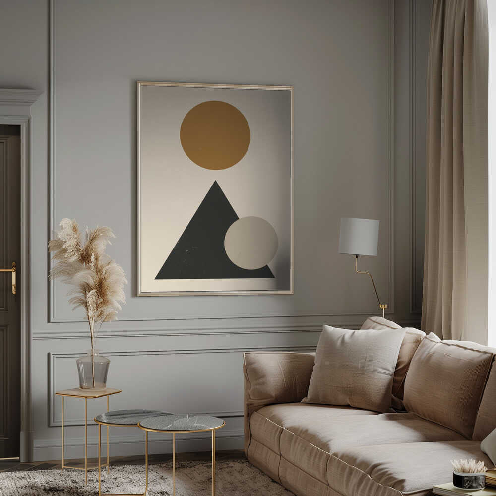 Wall art Minimalist geometric composition 03