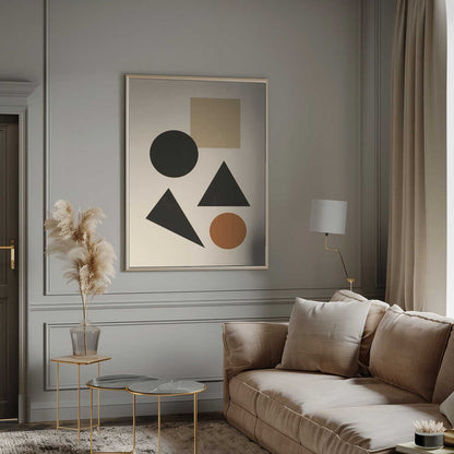 Wall art Minimalist geometric composition 07