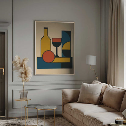 Wall art Geometric Still Life Composition