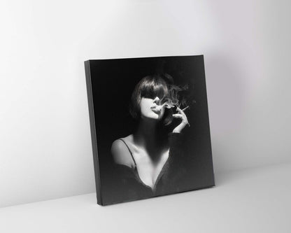 Fine Art Canvas-Mystery smoker-Wall Art Decor