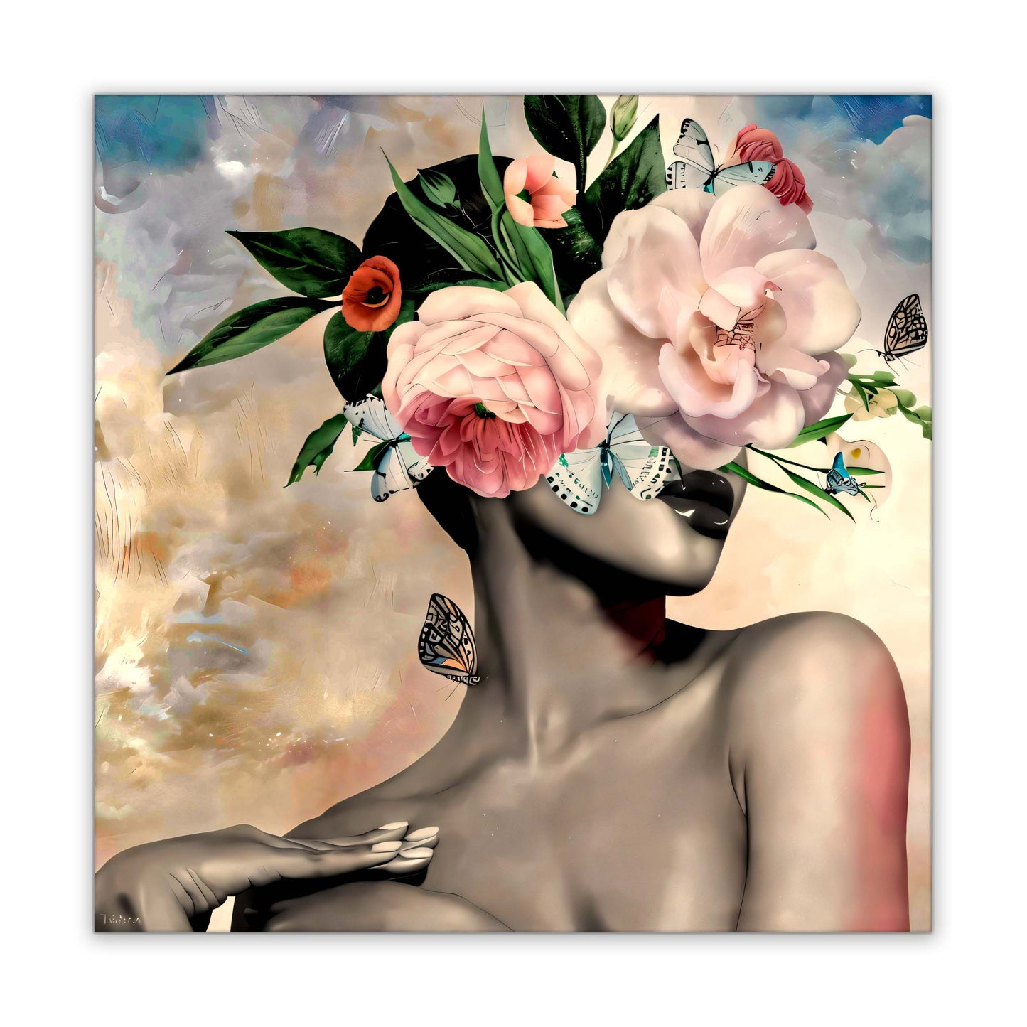 Flower Head- Fine Art Canvas