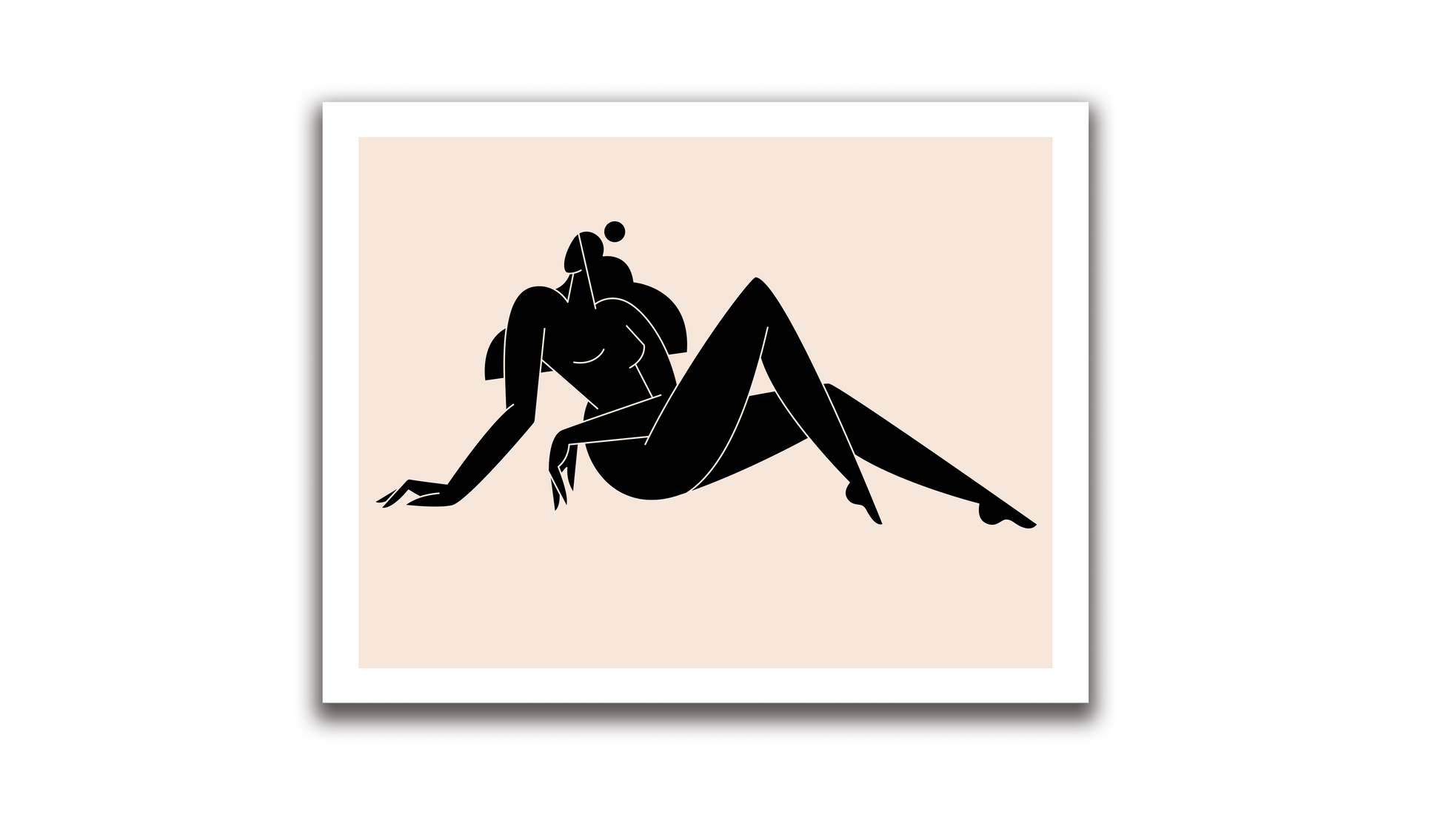 sample female silhouette artwork