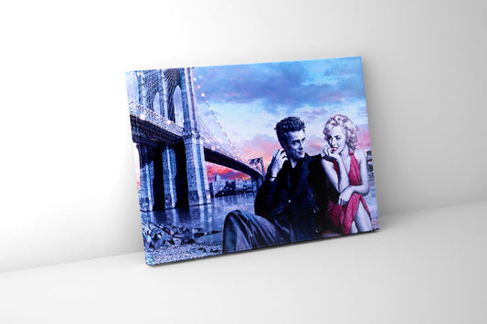 Wal art Dean and Marilyn