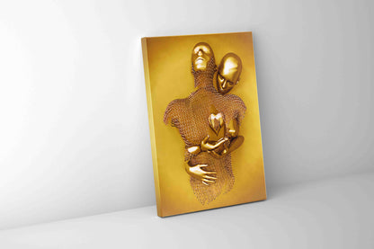 AI Love 36" x 48" Fine Art Canvas Wall Decor