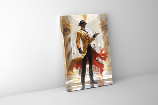 Wall Art-Back to the future Gunslinger -Canvas Printed-Artwork Decor