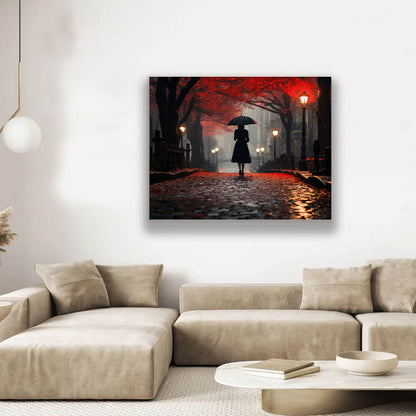 Detailed Illustration 48" x 36" Fine Art Canvas