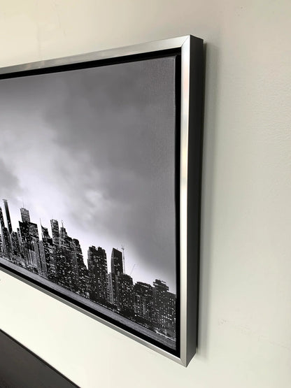 Toronto and CN tower in Black and White- Cities Skyline
