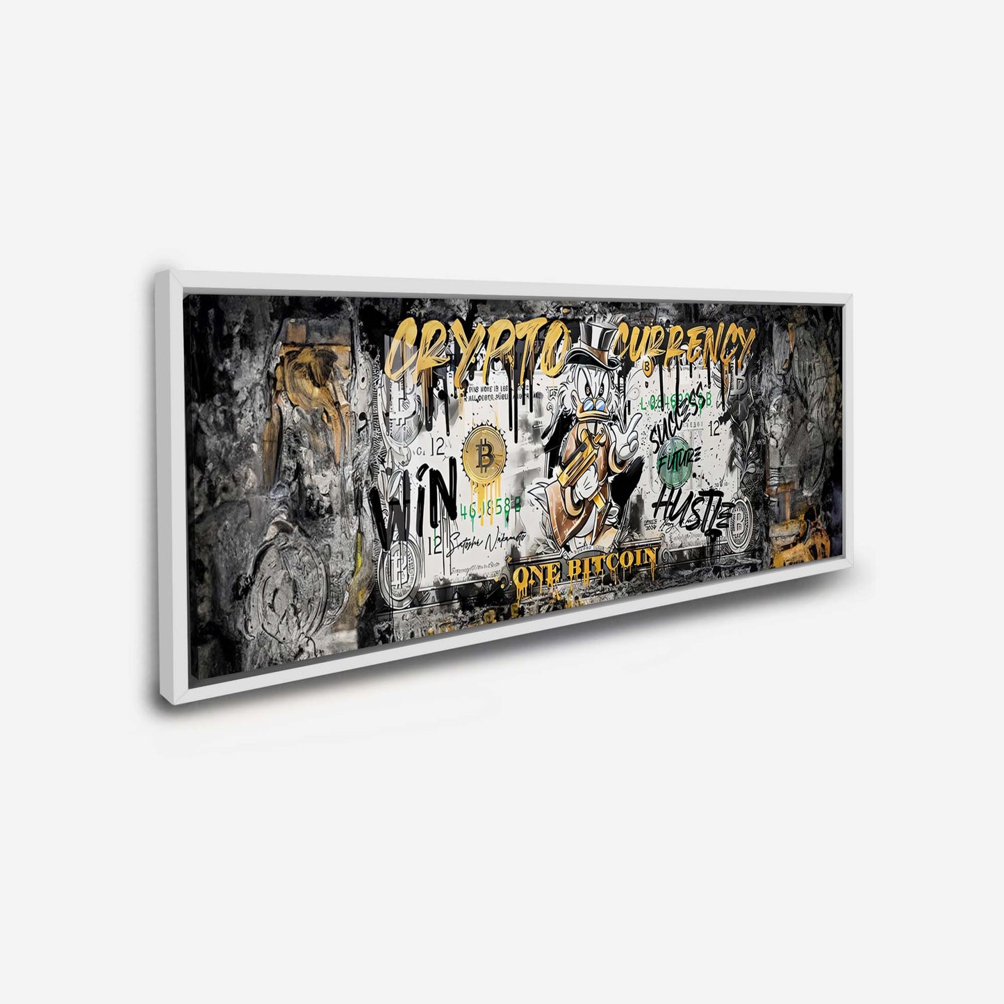 Wall art-Bitcoin Pop art-Canvas Printed