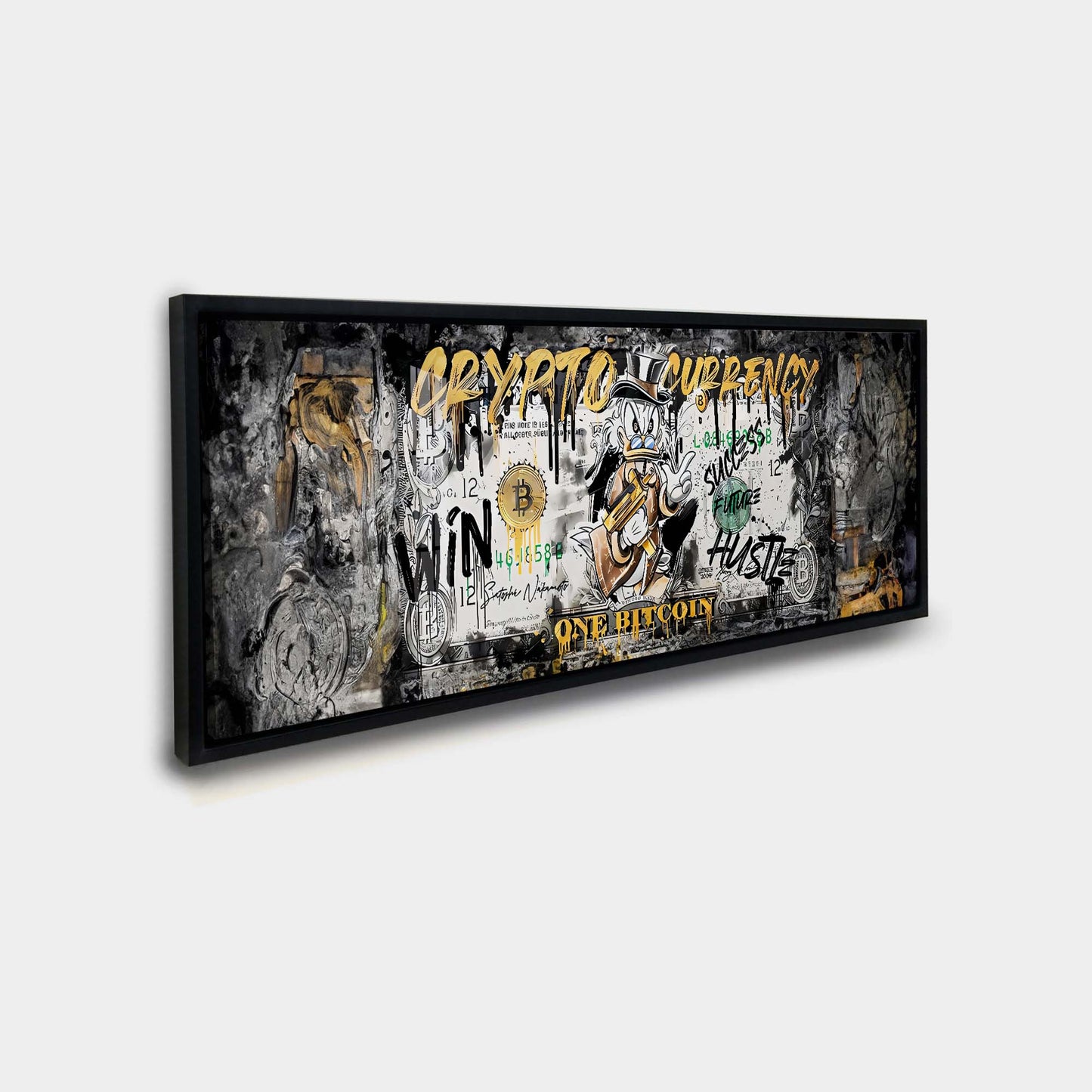 Wall art-Bitcoin Pop art-Canvas Printed