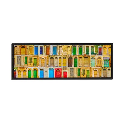Maltese Doors Canvas - Abstract minimalism art- Large Wall Decor